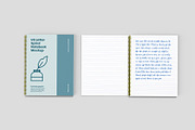US Letter Spiral Notebook Mockup, a Books & Magazine Mockup by Illusiongraphic (Thumbnail 9 of 32)