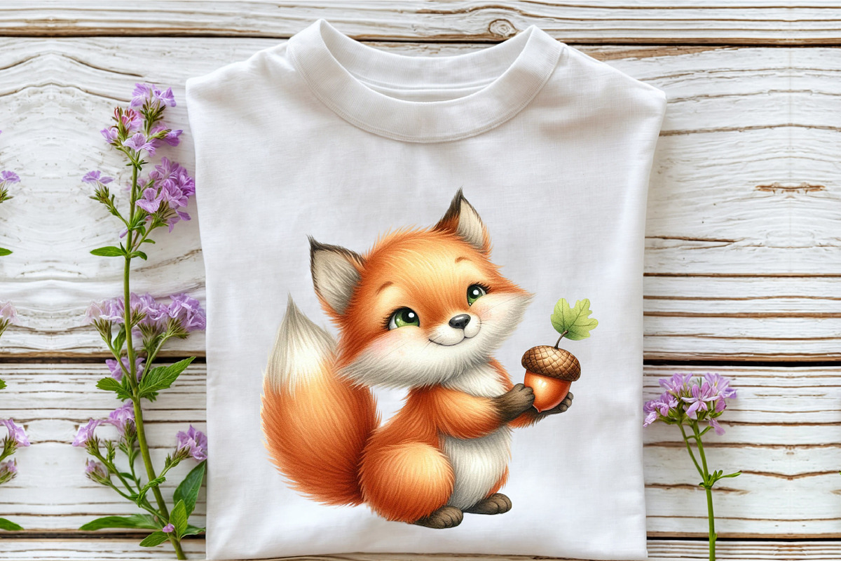 Watercolor Autumn Fox Clipart, an Illustration by Rose Art (Photo 5 of 8)