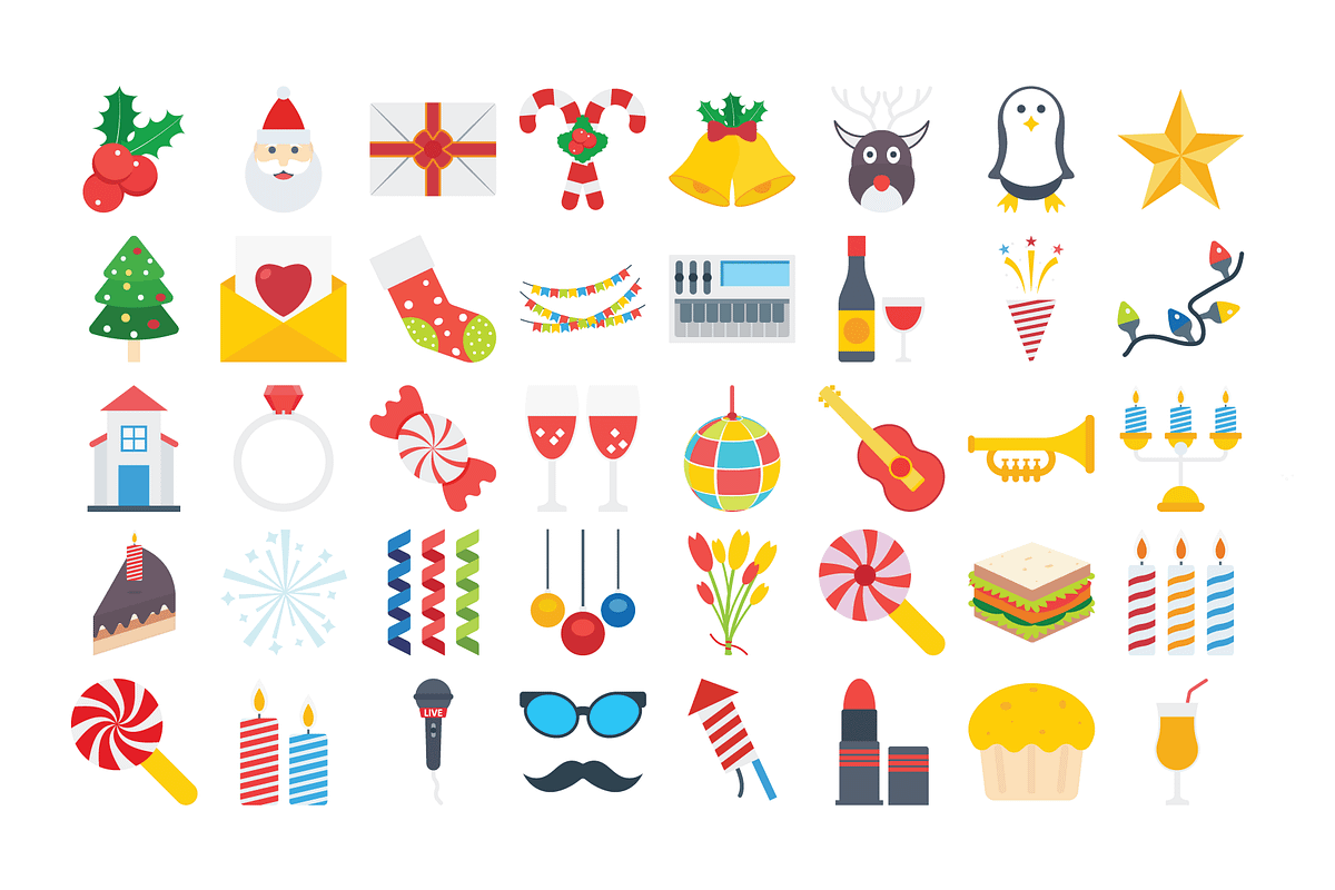 Christmas Vector Icons, an Icon by Vector Portal (Photo 3 of 6)