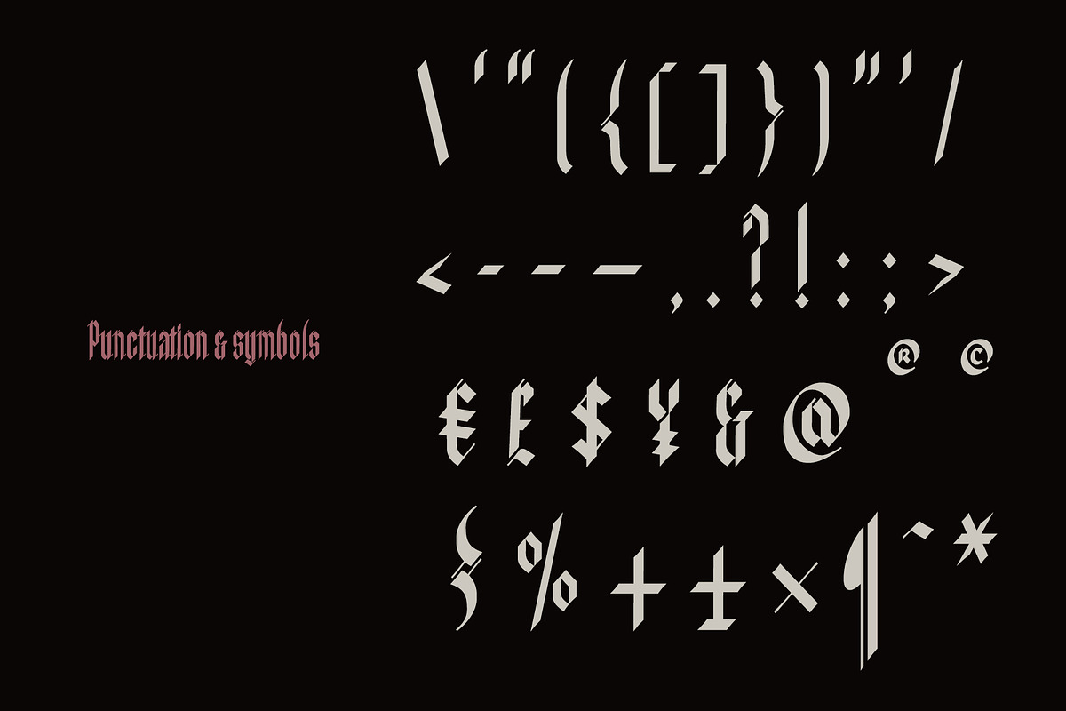 Archangel, a Blackletter Font by BillyJN (Photo 8 of 10)
