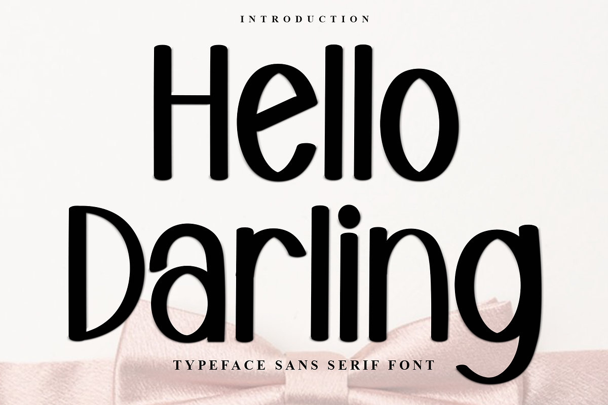Hello Darling, a Serif Font by FreshTypeINK (Photo 1 of 7)