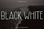 Black White, a Sans Serif Font by InermediaSTUDIO (Thumbnail 1 of 6)