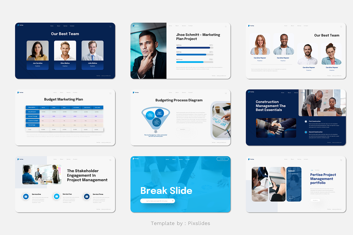 Project Management PowerPoint, a Presentation Template by Pixslides (Photo 3 of 5)