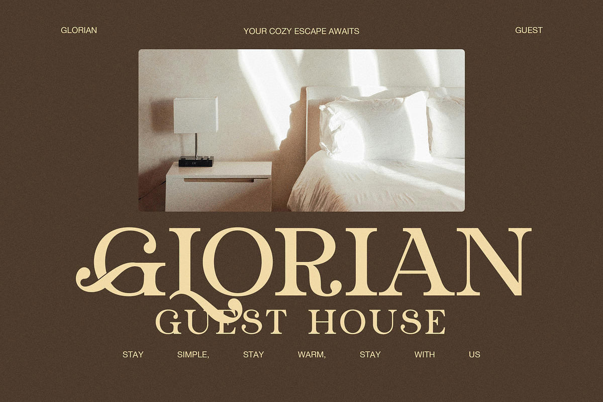 The Dinora Elegant Serif Font, a Serif Font by Graphicxell (Photo 7 of 8)