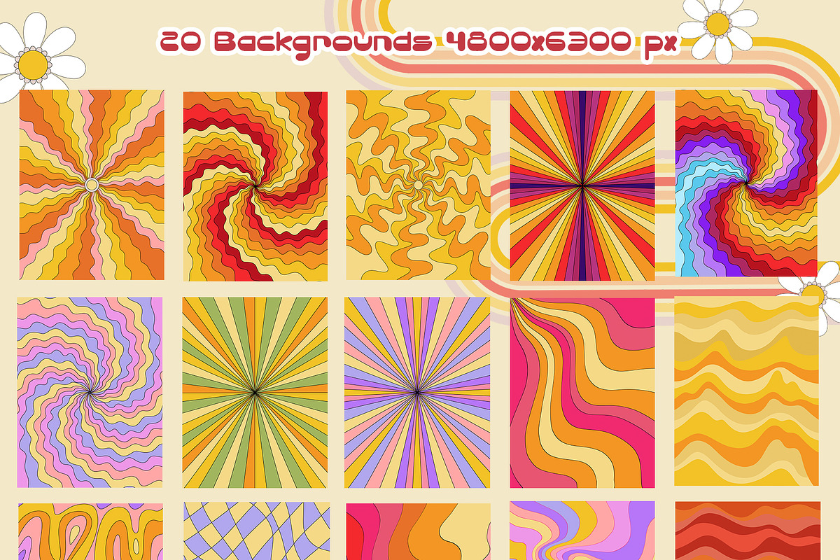 Collection Groovy fashion mood, a Texture Illustration by Antikva17 (Photo 19 of 22)