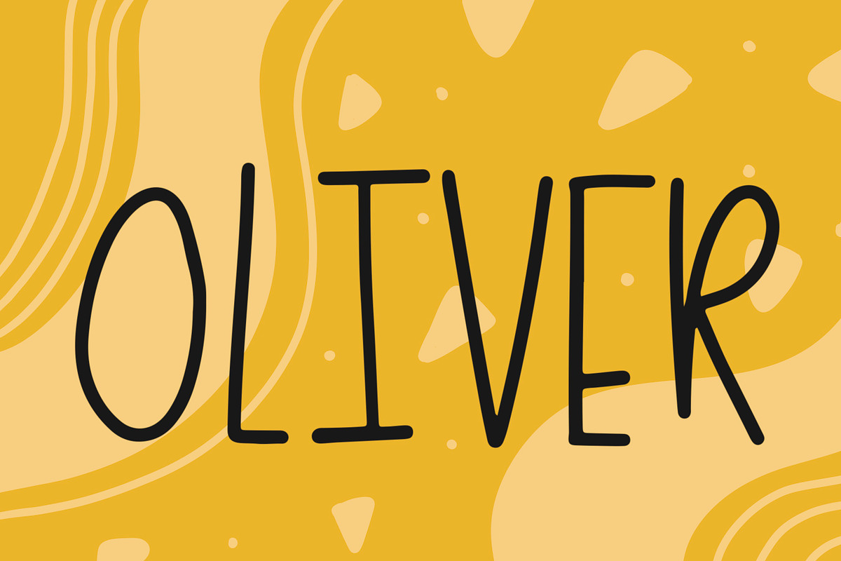 Oliver - Skinny All Caps Font