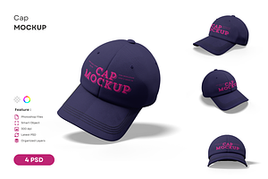 Baseball Cap Mockup Set
