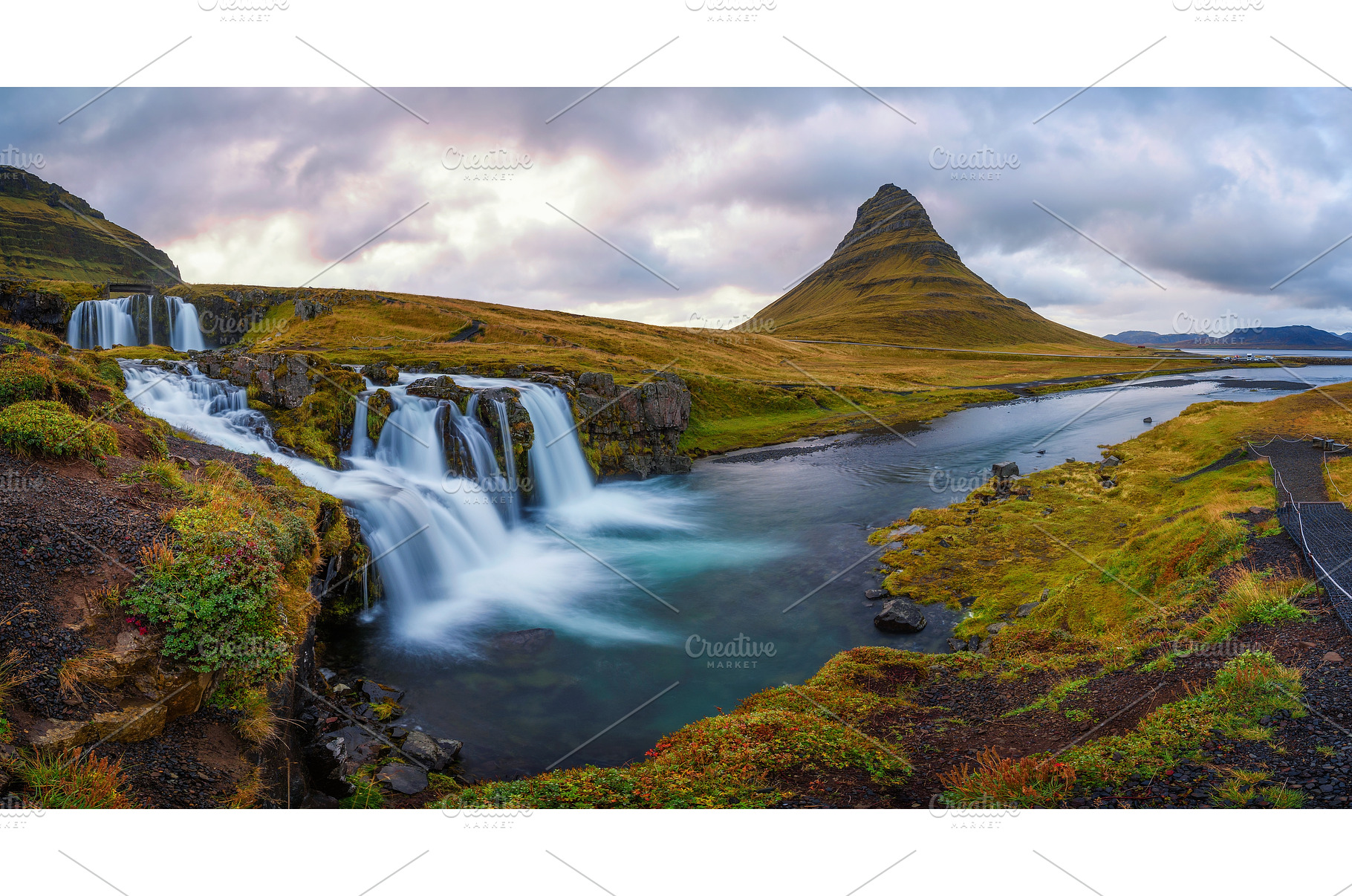 Kirkjufellsfoss Waterfall in Iceland, a Nature Photo by Nick Fox