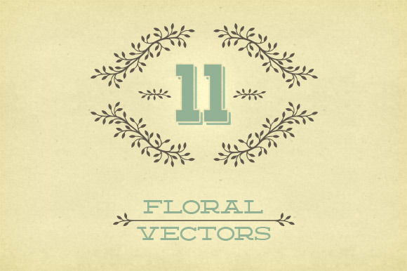 Floral Vector Pack 4 preview 3