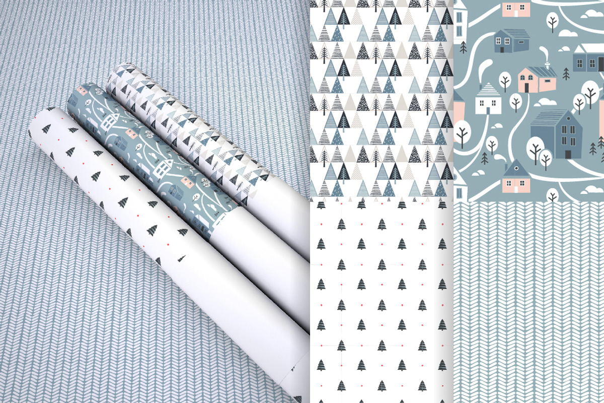 Cosy Winter Patterns, a Decorative Illustration by jenny lipets (Photo 7 of 7)