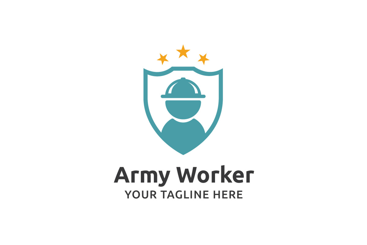 Army Worker Logo Template, a Branding & Logo Template by Logo20