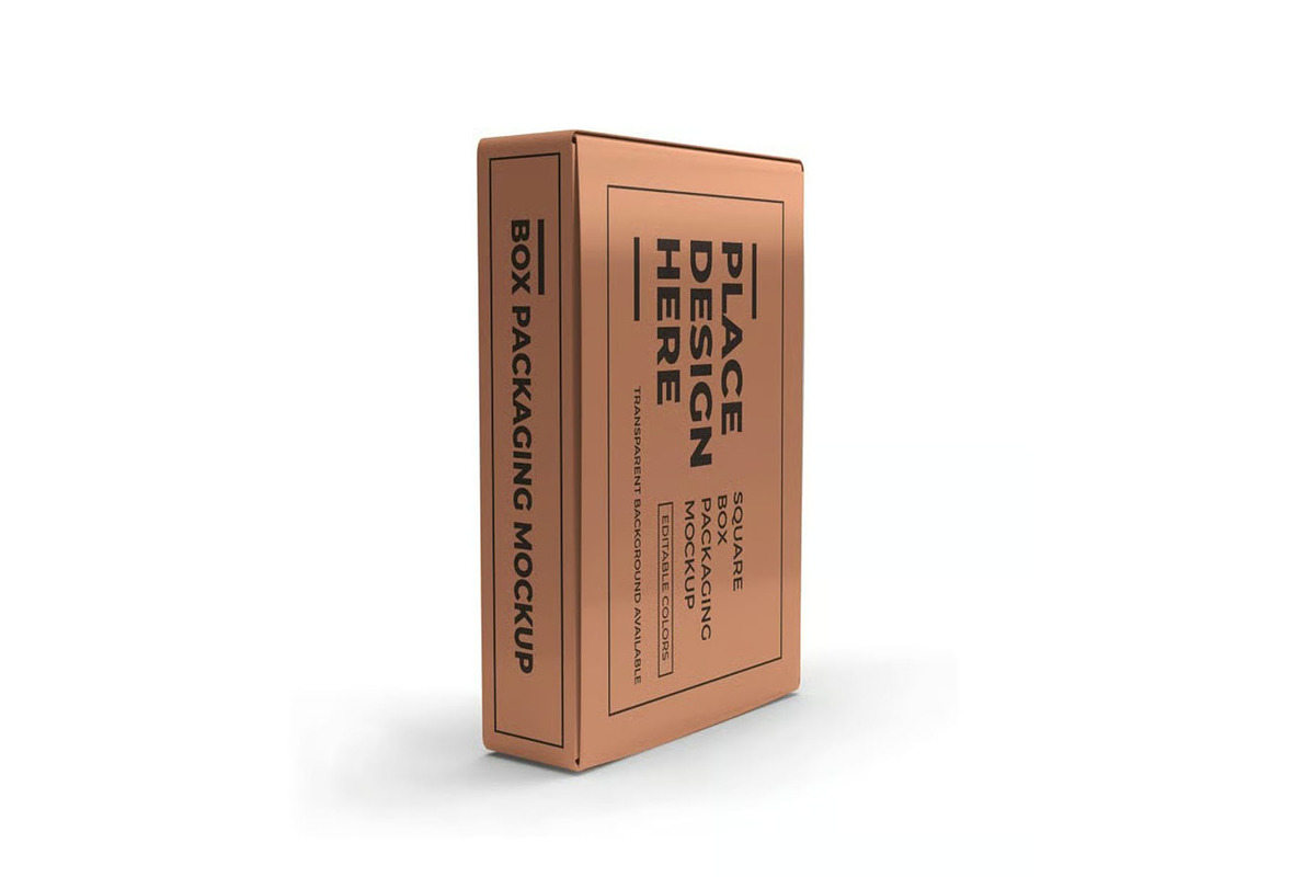 Rectangular Box Packaging Mockup