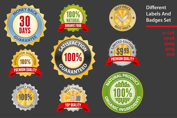 Badges set preview 4
