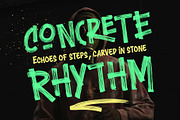 Throwback Glorious - Dry Brush Font, a Font by Arterfak Project (Thumbnail 2 of 13)