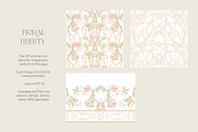 Floral liberty - 3 seamless patterns, a Pattern Graphic by Elen-Lane (Thumbnail 3 of 5)
