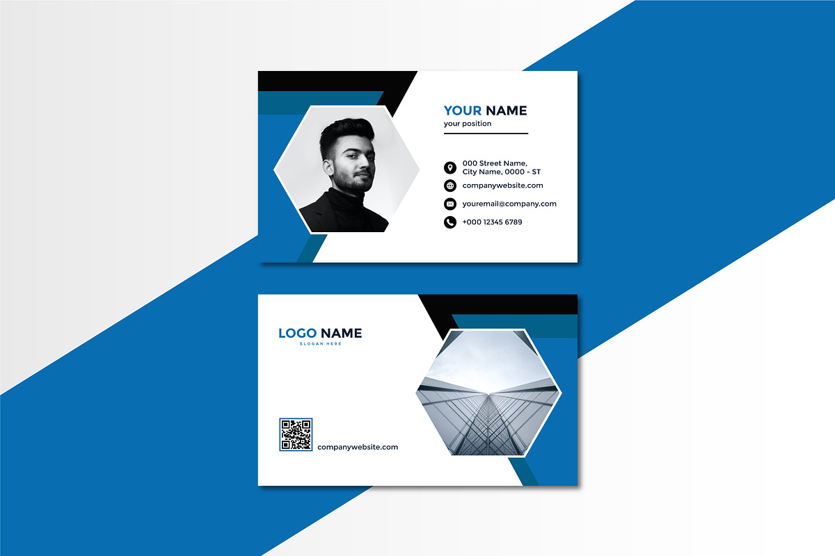 Corporate Business Card Design, a Business Card Template by taieefbakshi (Photo 1 of 2)