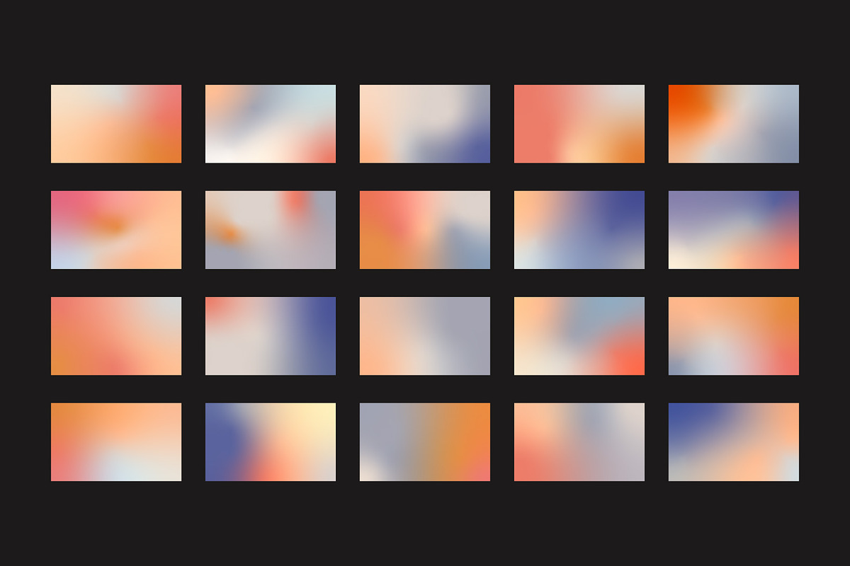 4 in 1 Gradient Backgrounds Bundle, a Background Graphic by stasylionet (Photo 5 of 23)