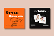 Stylish Fashion Social Media Post, a Social Media Template by MightyDesign (Thumbnail 3 of 8)