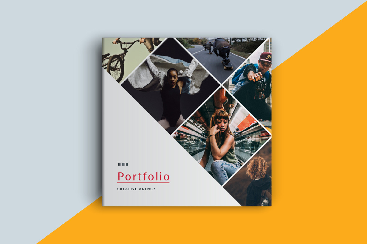 Square Portfolio Brochure Template, a Brochure Template by RWstudio (Photo 1 of 9)