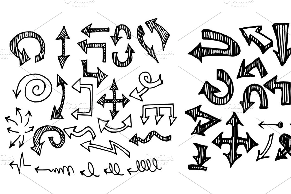 4657 Hand Drawn doodle elements, an Education Illustration by TKDoodle (Photo 5 of 77)