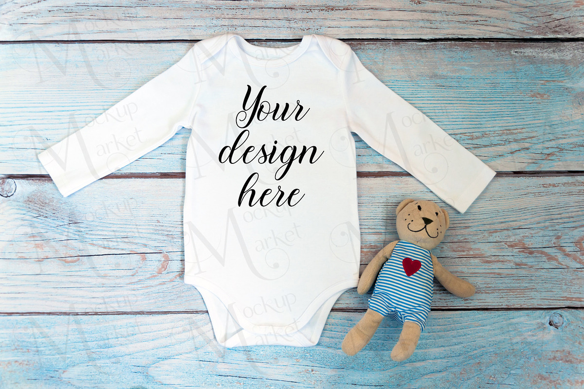 14 Bodysuit Mockup Bundle., a Print Template by MockupMarket (Photo 15 of 15)