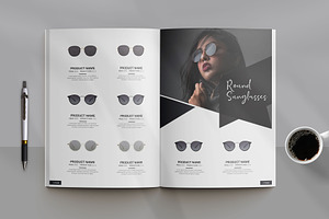 Sunglasses Product Catalog Template