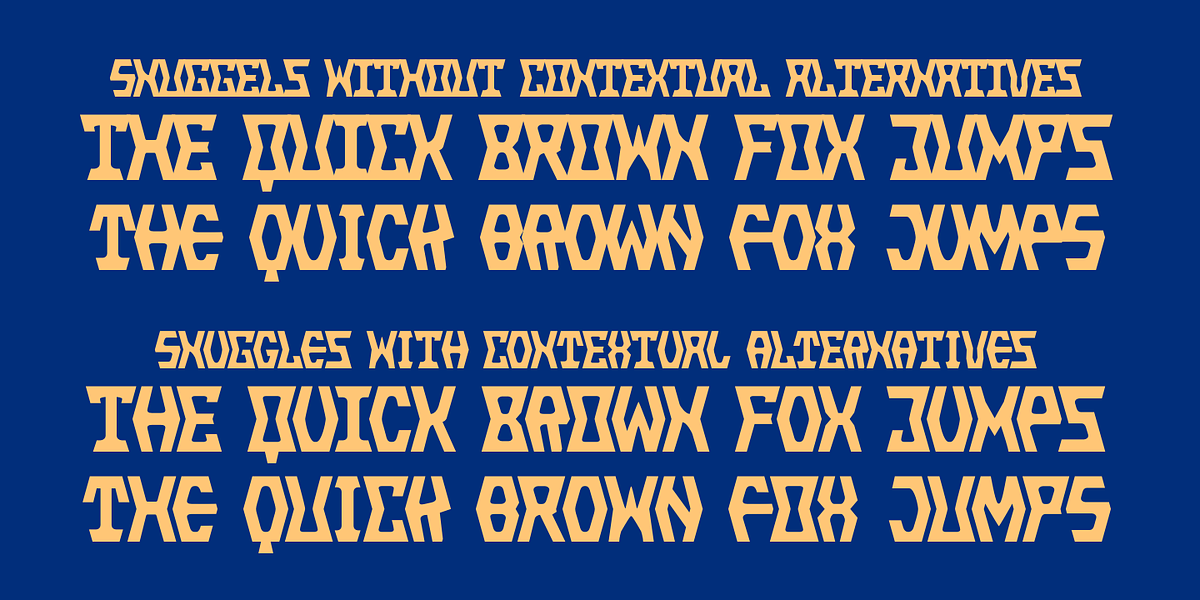Snuggels, a Font by Ingrimayne Type (Photo 8 of 9)