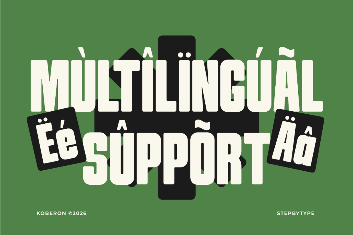 Koberon Black, a Sans Serif Font by Brand_Hero (Photo 4 of 13)