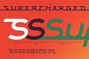 Alpha Strada: 1950s Car Emblem Font, a Font by Wingsart Studio (Thumbnail 4 of 14)