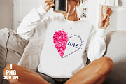Falling Hearts LOVE PNG, an Illustration by Daily.Designs (Thumbnail 4 of 5)