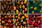 Aesthetic Leaves Seamless Pattern, a Texture Graphic by CitraGraphics (Thumbnail 5 of 6)