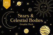 Stars & Celestial Bodies, an Illustration by Megs Lang (Thumbnail 1 of 6)