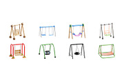 3D Swingset for Kids, an Object Graphic by Eklip Studio (Thumbnail 2 of 3)