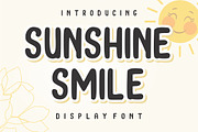 Sunshine Smile, a Sans Serif Font by Limited.studio (Thumbnail 1 of 7)