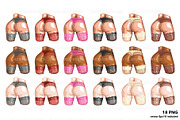 Elegant Female Body Illustrations, a Person Illustration by Serghei Caraulan (Thumbnail 12 of 15)