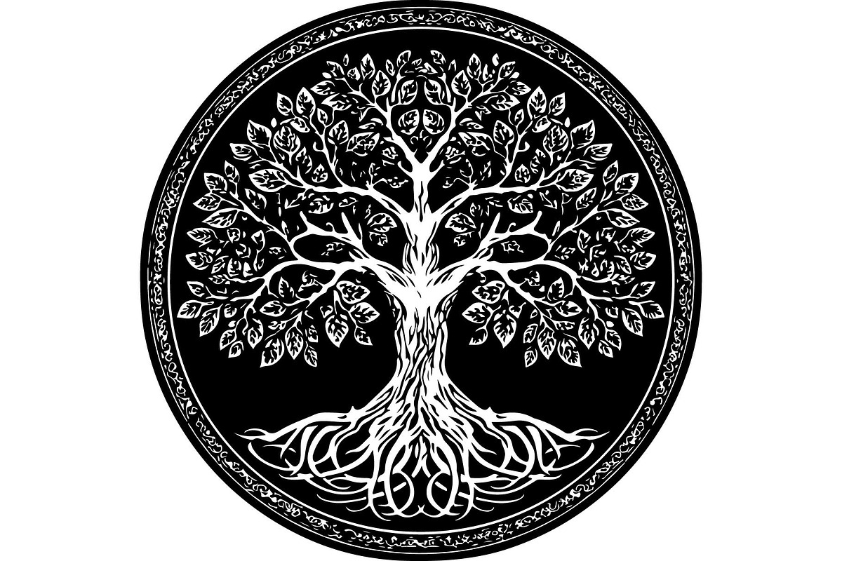 Tree of Life Circle SVG Bundle, an Object Graphic by jahid234 (Photo 2 of 13)