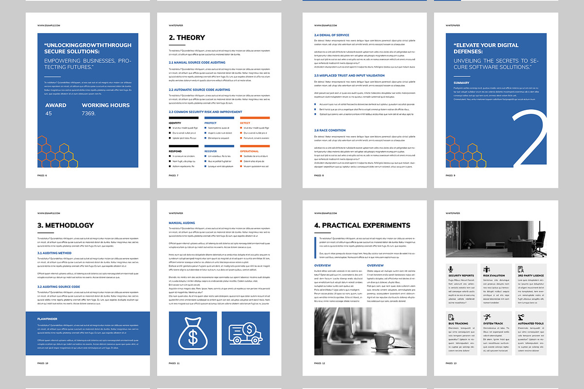 Security White Paper Design Template