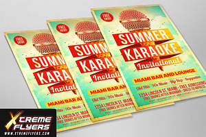 Summer Karaoke Flyer