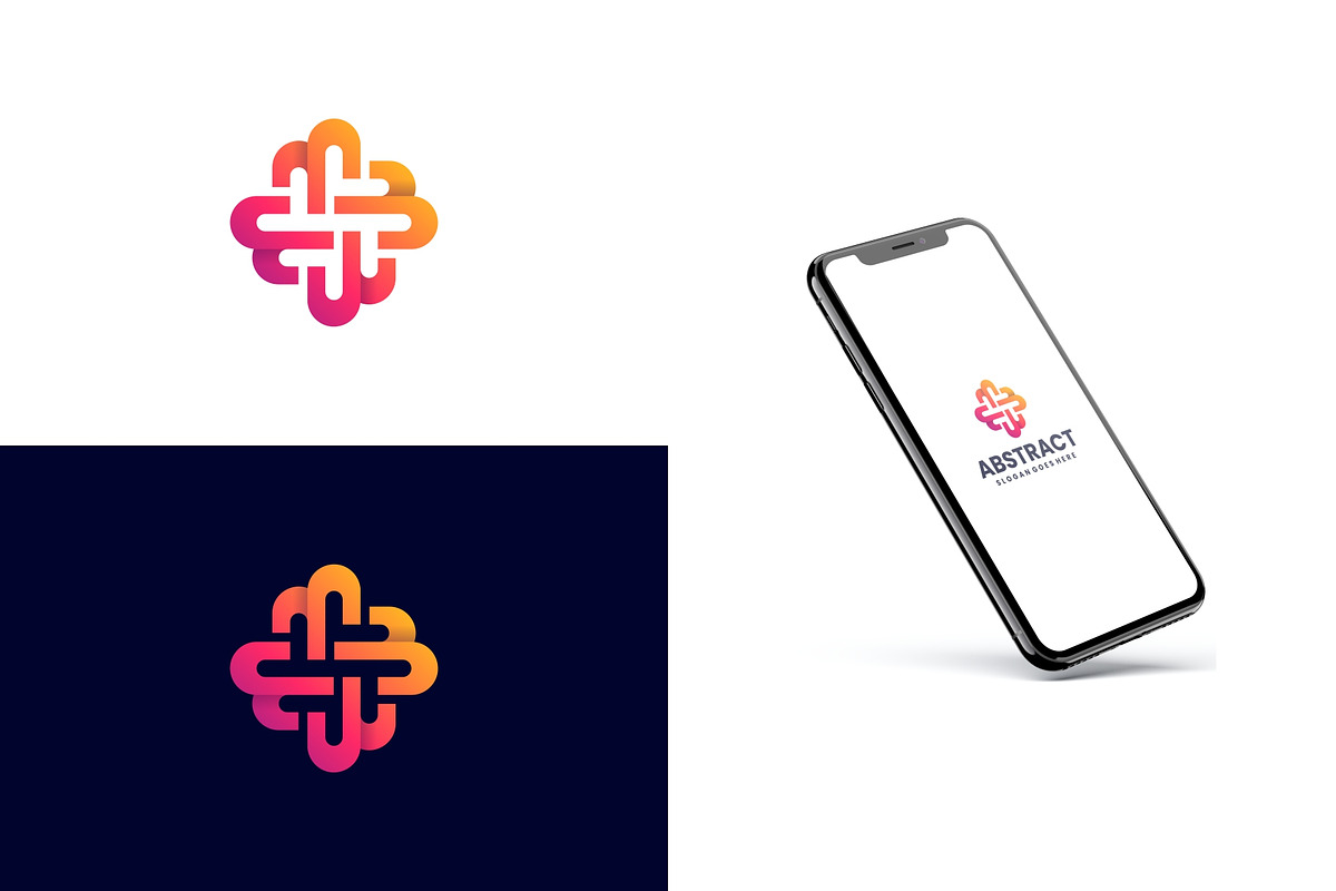 Gradient Modern Abstract Knot Logo, a Branding & Logo Template by Artnivora.Std (Photo 2 of 4)