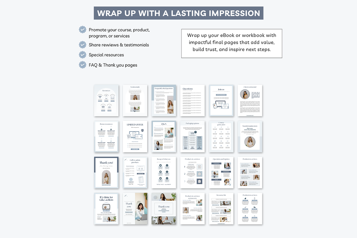 Ebook Workbook Canva Template, a Templates & Theme by Cate Creates (Photo 9 of 9)