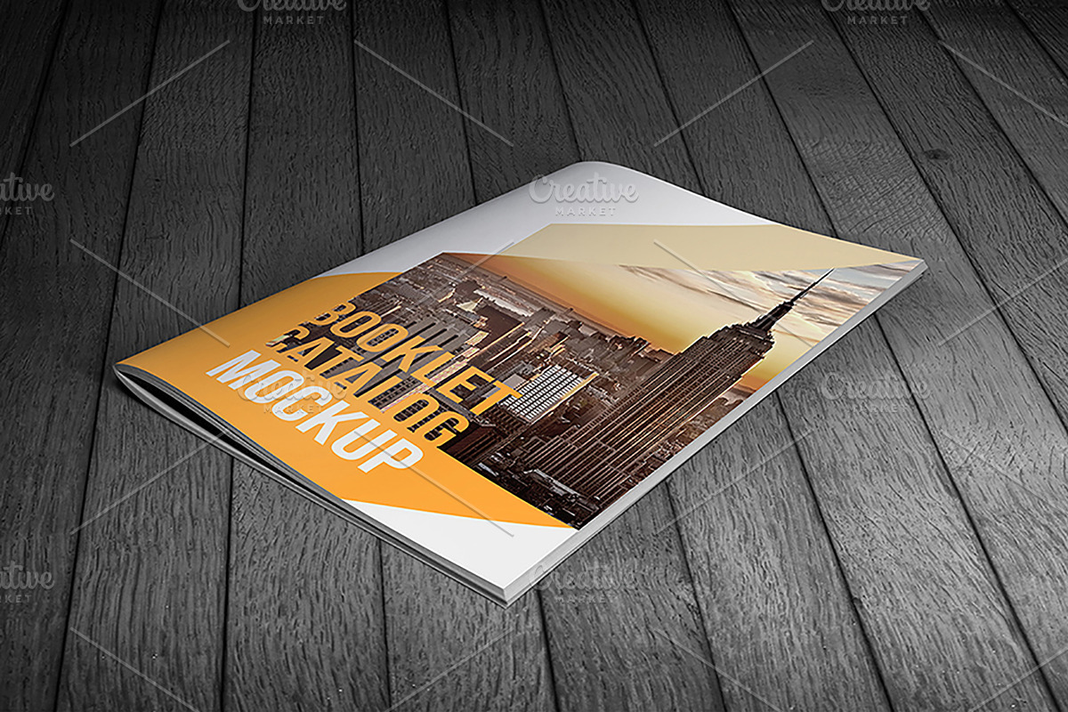 Booklet Catalog Mockup, a Mockup by Vectogravic Design (Photo 12 of 17)