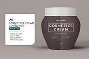 Cosmetics Cream Container Mockup, a Cups & Container Mockup by Modern Studio (Thumbnail 1 of 14)