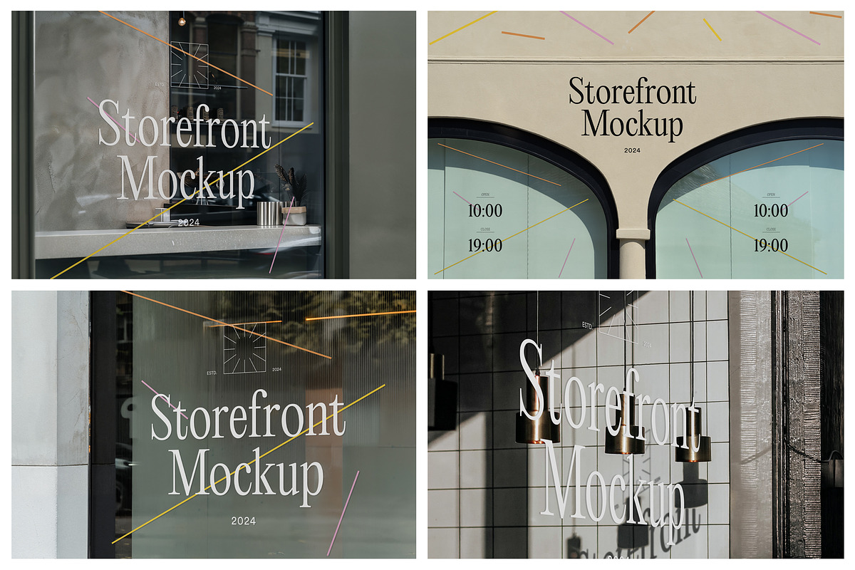 Storefront Mockups - Window Mockups, an Advertising Mockup by Mr.Mockup™