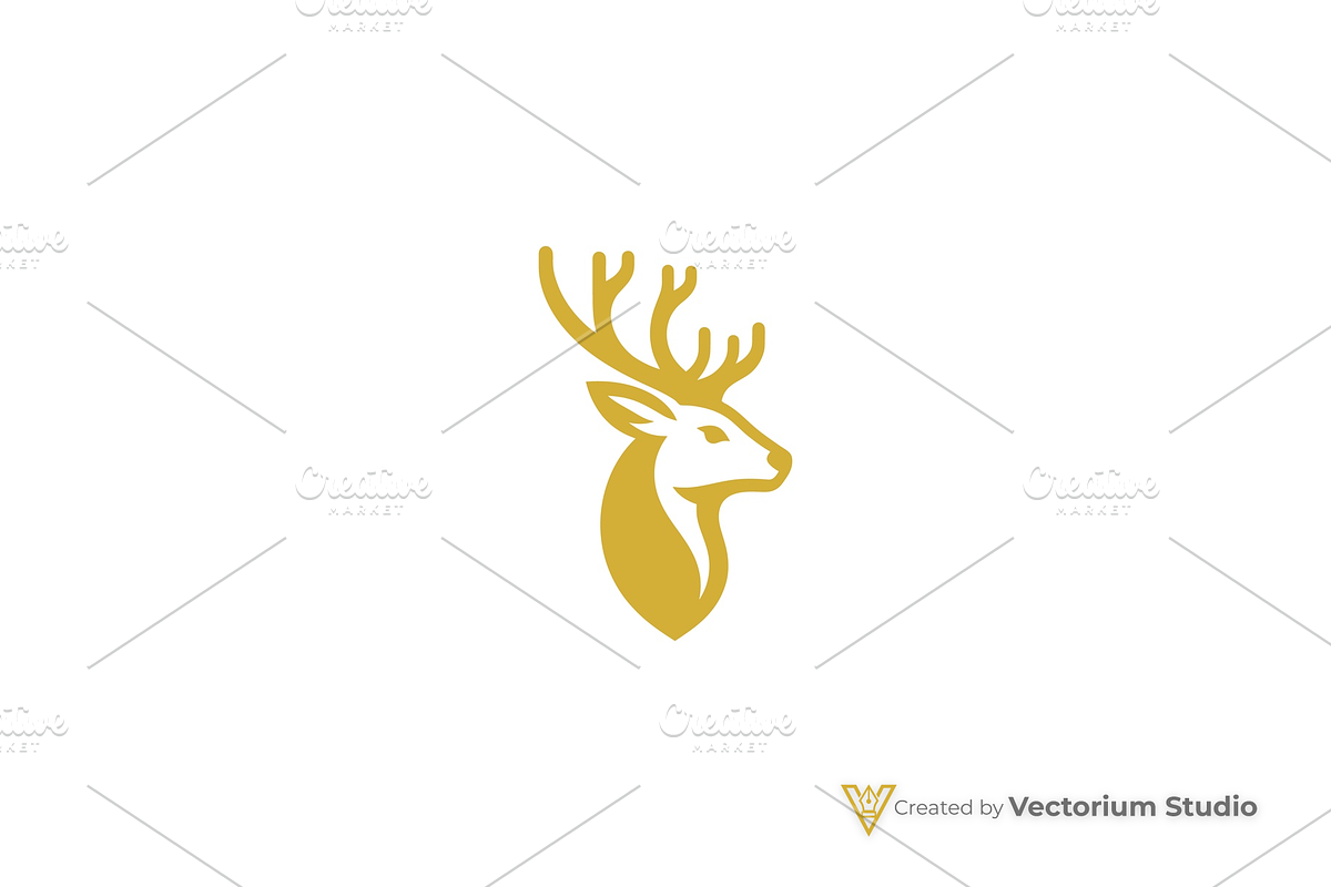 Modern Deer Geometric Logo, a Branding & Logo Template by Vectorium Studio (Photo 6 of 12)