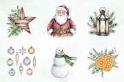 Moody Christmas Clipart PNG Bundle, an Illustration by Creative Art (Thumbnail 6 of 9)