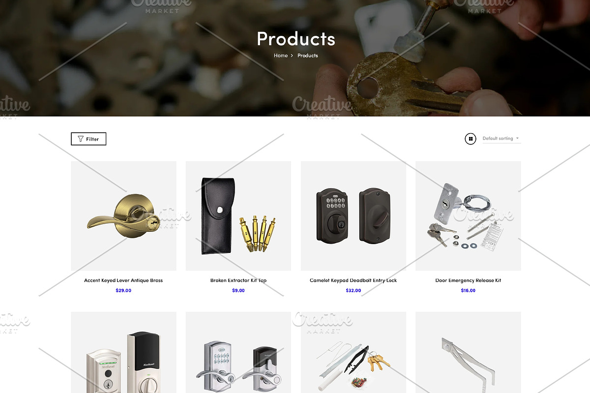 Locksmith & Security System Shopify, a Shopify Template by HasnainDEV (Photo 3 of 5)