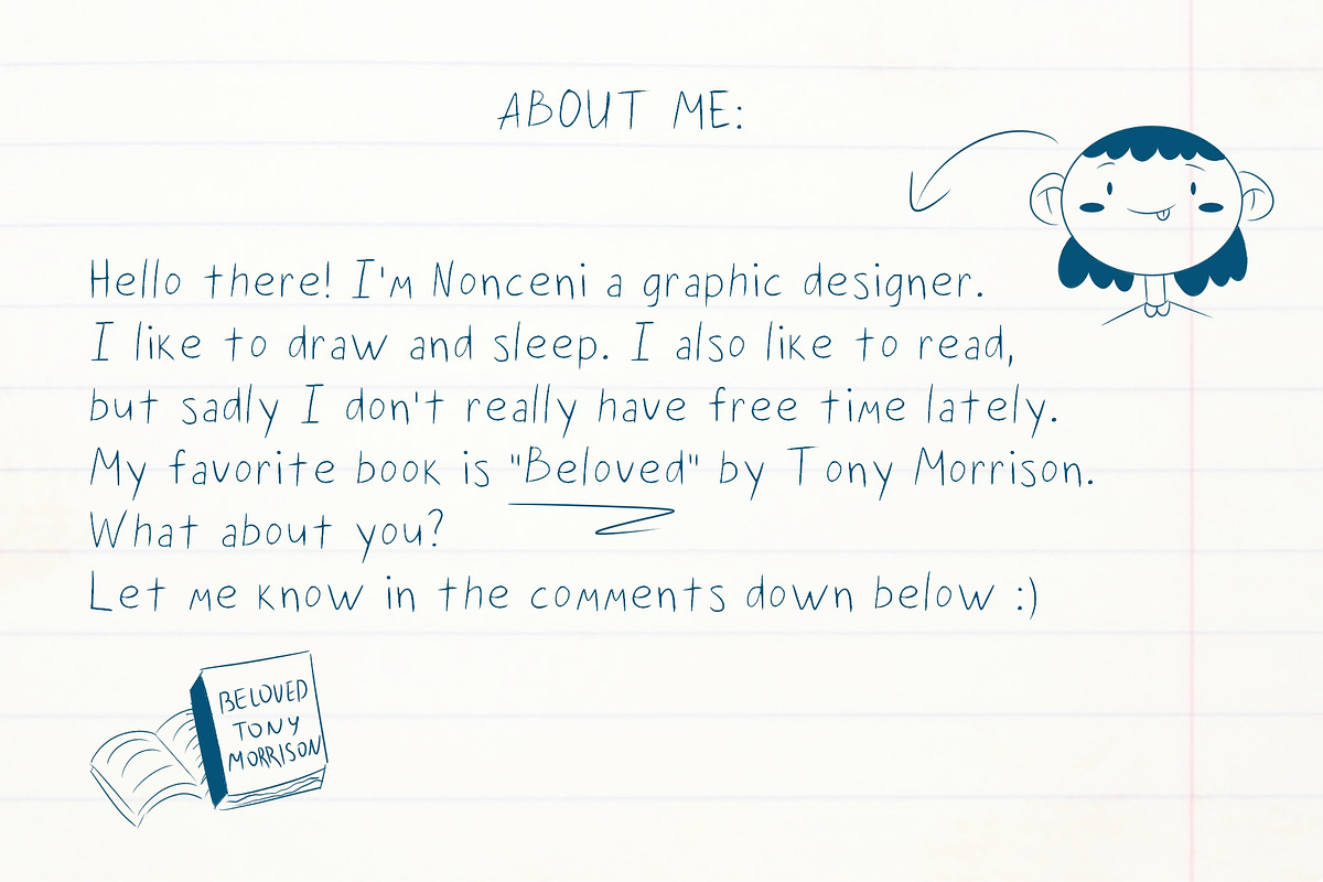 Arizona Hand-written Font, a Font by Nonceni (Photo 5 of 8)