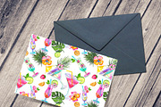Summer cocktails seamless pattern, a Pattern Graphic by Download Graphic Art (Thumbnail 7 of 9)