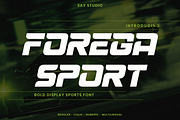 Forega Sport - Branding Sports Font, a Sans Serif Font by Say Studio (Thumbnail 1 of 9)