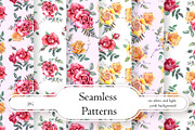 Watercolor Flowers Clipart - Roses, a Decorative Illustration by artabramova (Thumbnail 4 of 10)
